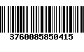 Código de Barras 3760085850415