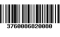 Código de Barras 3760086820080