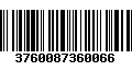 Código de Barras 3760087360066