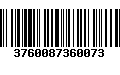 Código de Barras 3760087360073