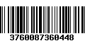 Código de Barras 3760087360448