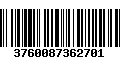 Código de Barras 3760087362701