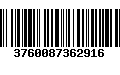 Código de Barras 3760087362916