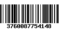 Código de Barras 3760087754148