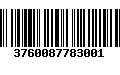 Código de Barras 3760087783001