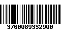 Código de Barras 3760089332900