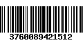 Código de Barras 3760089421512