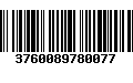 Código de Barras 3760089780077