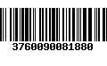 Código de Barras 3760090081880