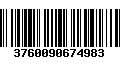 Código de Barras 3760090674983