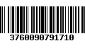 Código de Barras 3760090791710