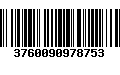 Código de Barras 3760090978753