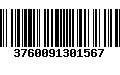 Código de Barras 3760091301567