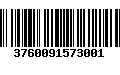 Código de Barras 3760091573001