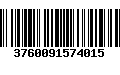 Código de Barras 3760091574015