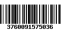 Código de Barras 3760091575036