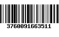 Código de Barras 3760091663511