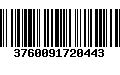 Código de Barras 3760091720443