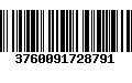 Código de Barras 3760091728791