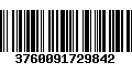 Código de Barras 3760091729842