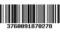 Código de Barras 3760091870278