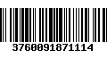 Código de Barras 3760091871114