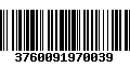 Código de Barras 3760091970039