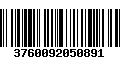 Código de Barras 3760092050891