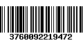 Código de Barras 3760092219472