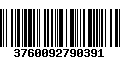 Código de Barras 3760092790391