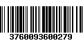 Código de Barras 3760093600279