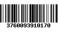 Código de Barras 3760093910170