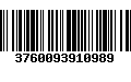 Código de Barras 3760093910989