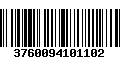 Código de Barras 3760094101102