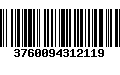 Código de Barras 3760094312119