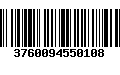 Código de Barras 3760094550108