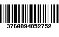 Código de Barras 3760094852752