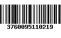 Código de Barras 3760095110219