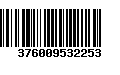 Código de Barras 376009532253