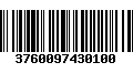 Código de Barras 3760097430100