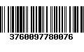 Código de Barras 3760097780076