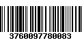 Código de Barras 3760097780083