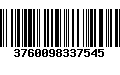 Código de Barras 3760098337545