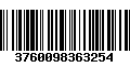 Código de Barras 3760098363254