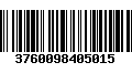 Código de Barras 3760098405015