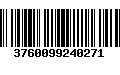 Código de Barras 3760099240271