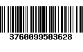 Código de Barras 3760099503628