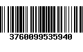 Código de Barras 3760099535940