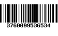 Código de Barras 3760099536534