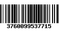 Código de Barras 3760099537715